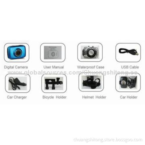 Cheap price, touch screen waterproof, outdoor camera for sports, in promotion